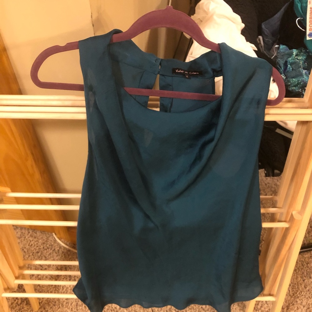 Beautiful Jade Green sleeveless tunic